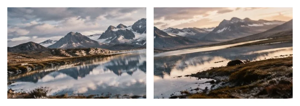 Side by side example made with CombinePicture